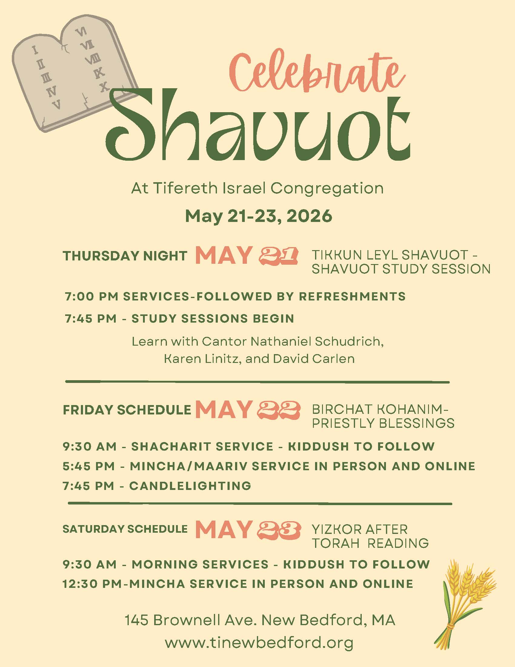 Shavuot 2026